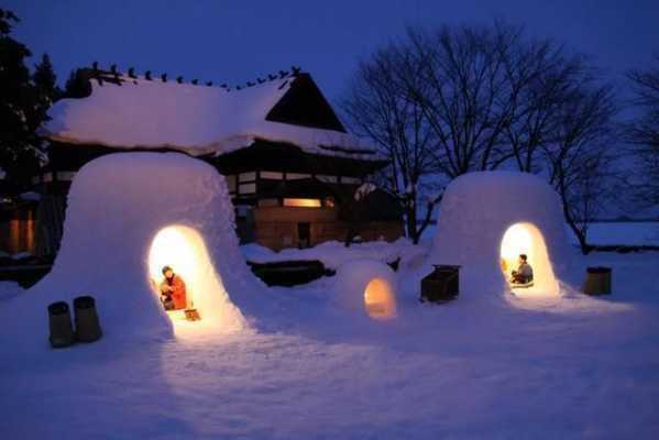日本雪景民宿（日本的雪屋）-图2