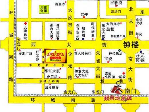 阳泉步行街平面图（阳泉逛街）-图3